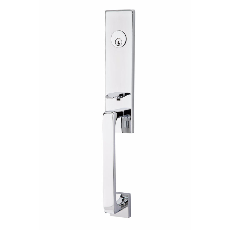 Davos Single Cylinder Tubular Entry Set with Hermes Lever, Left Hand Facing