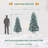 Pine Flocked Christmas Tree-1643174466