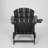 Hdpe Folding Adirondack Chair With Dual Cup Holder - Composite Adirondack Chair With Wood Texture-1499829370
