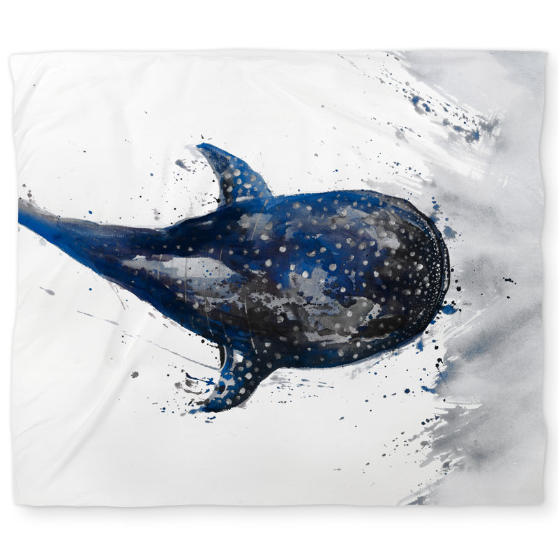 Shark Whale Marine Blue Duvet Cover | Stylish Home Decor