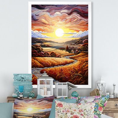 " Countryside Sunrise In Provence III "