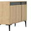Console élégante Catena, chêne saphir et anthracite, 47,2 po x 29,5 po x 15,7 po | 100% panneau de particules enduit de mélamine, épaisseur: 0,7 pouce | Idéal pour le salon et le vestibule, design durable et élégant-106861059