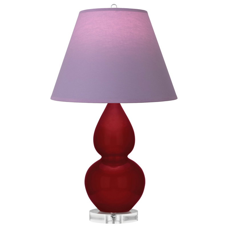 Petite lampe d'appoint à double gourde, Lavande / prune, Sangria