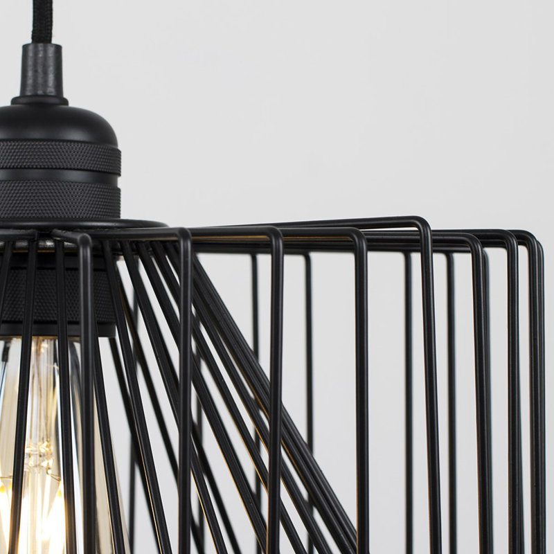 Baden 1 - Light Black Geometric Pendant