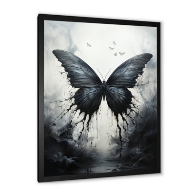 Papillon - Métamorphose monochrome - Décoration murale papillon