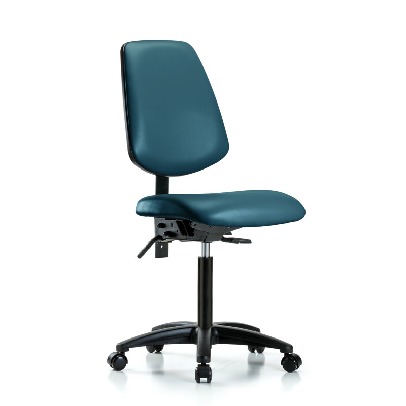 Chaise de travail Latosia, Bleu marine, Non