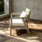 Outdoor Acacia Wood Patio Club Chair-165968012