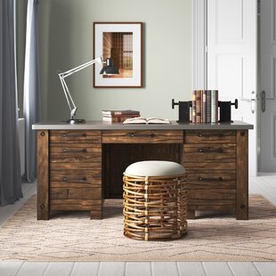 Boston Loft Furnishings Alcott 48-in Brown Modern/Contemporary Birch Corner Desk | ATG4466