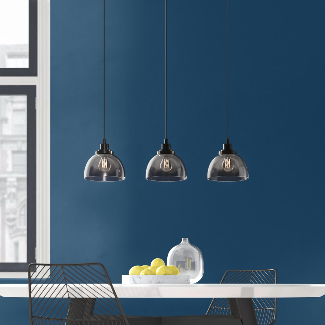 Jaheim 3 - Light Matte Black Kitchen Island Pendant