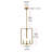 Durkee 3 - Light Geometric Pendant-909028561