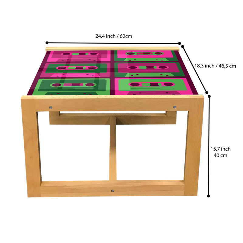 Innozenz Sled Coffee Table, 62cm H x 46cm W x 40cm D