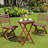 24.In  Round Patio Folding Wood Table-92327981