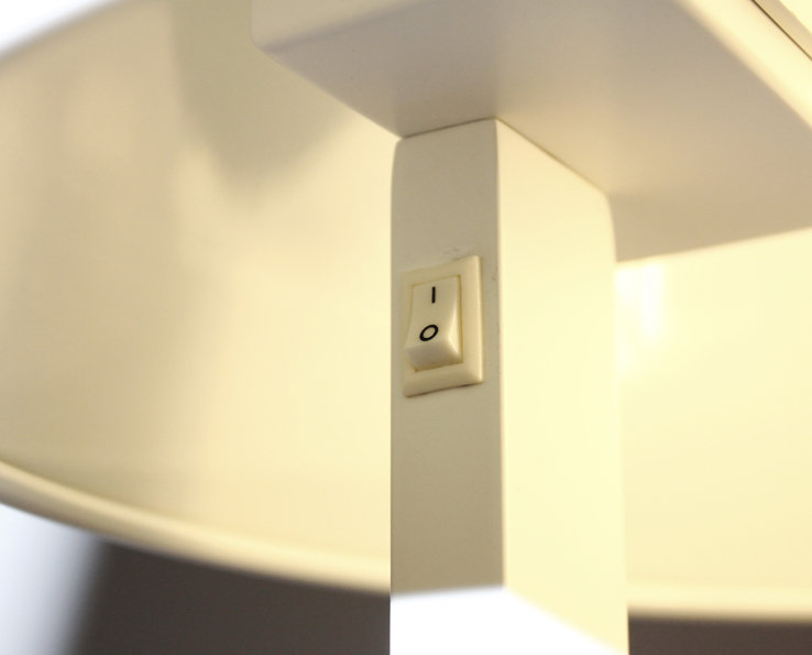 Carry Table Lamp, 16.5" H x 10.2" W x 10.2" D, Matt Pure White