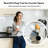 Coffee Cup Holder With 8 Hooks, Tea Cup Storage Rack, (Chrome)
