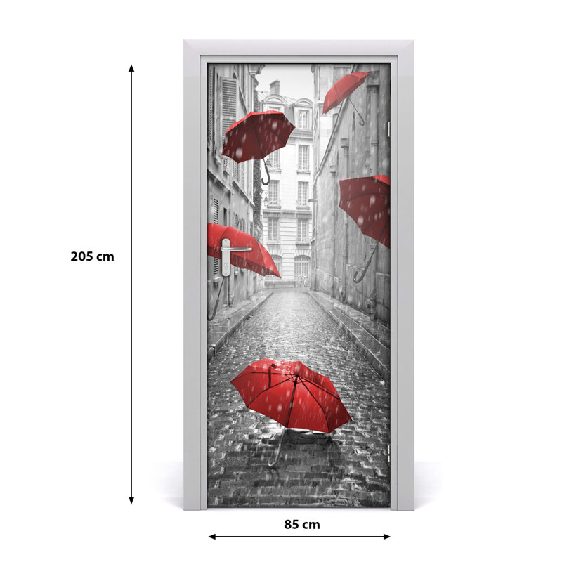 Umbrella France Door Decal