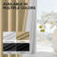 Rideaux à œillets 2 pièces 100% lin occultant - 52 po x 84 po, beige-764569246-764569245