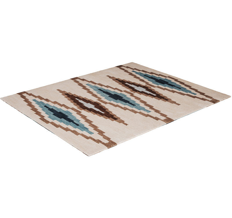 Nona Wool Abstract Indoor Rug, Rectangle 9' x 12'