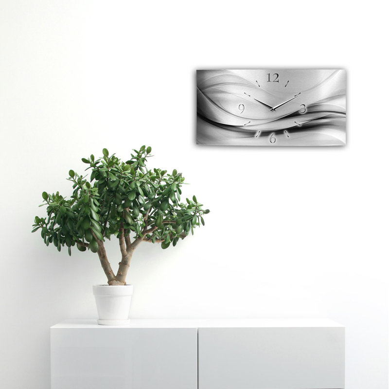 Metal Wall Clock, 50cm H x 25cm W x 5cm D