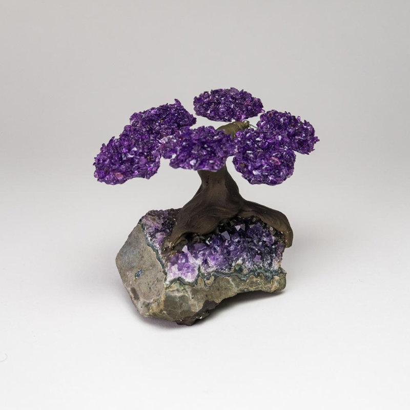 Small Amethyst Clustered Gemstone Tree on Amethyst Matrix (The Protection Tree)