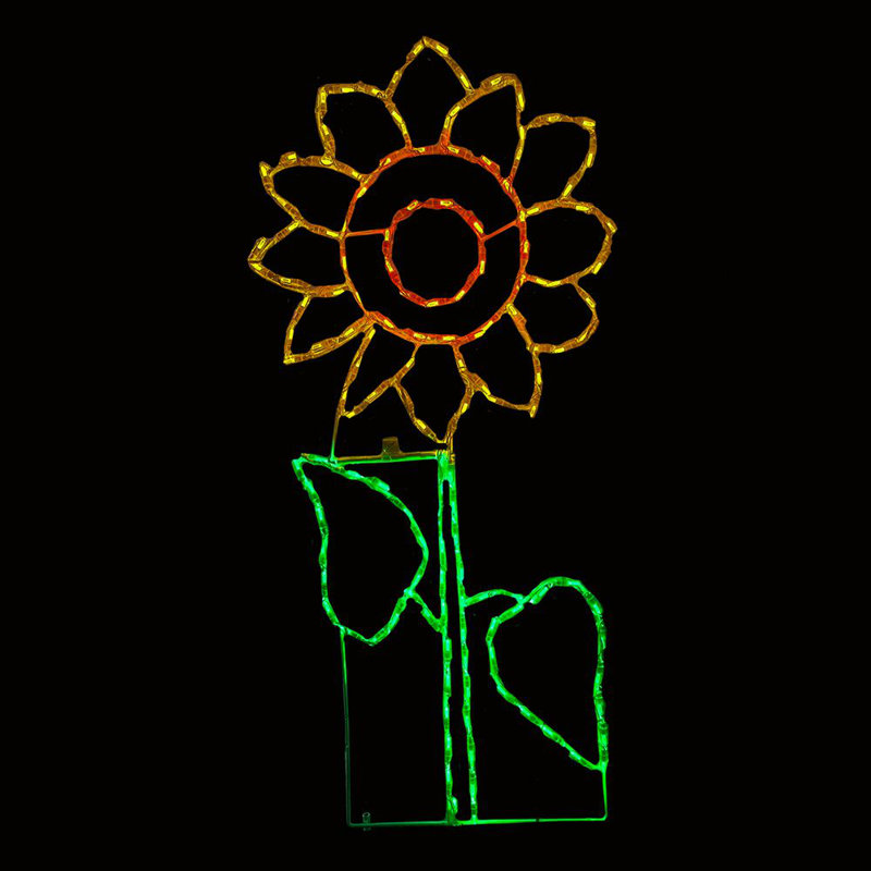 Affichage à DEL tournesol