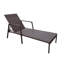 Chaise longue d'extérieur en rotin et osier-129694782