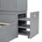 Twin Size Platform Bed With Storage Headboard And Footboard,  Pull Out Shelves And Twin Size Trundle-247966561