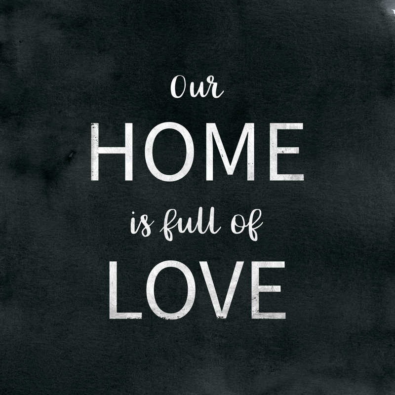 Our Home - Wrapped Canvas Art Prints, 30cm H x 30cm W 