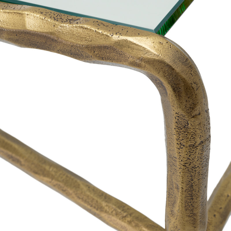 47.05'' W Glass Console Table