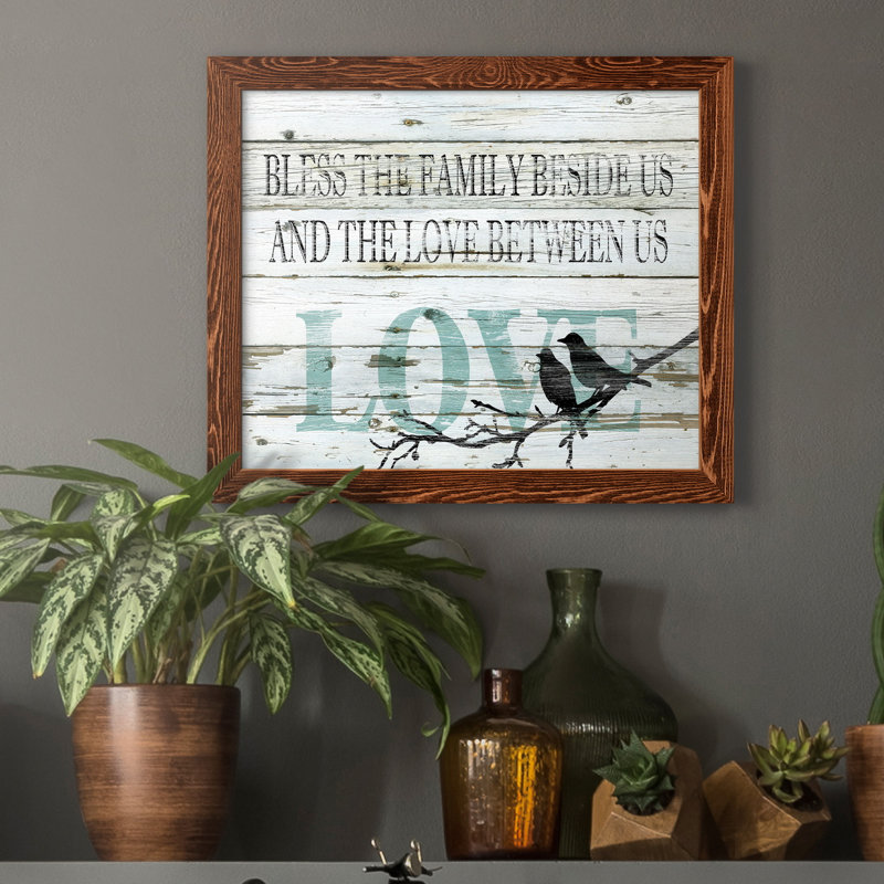 Amour entre nous - Impression sur toile, H 24 po x l 18 po x P 1,5 po, Érable
