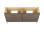 Rift White Oak Double Drawer Bath Vanity