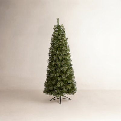 Lighted Artificial Pine Christmas Tree
