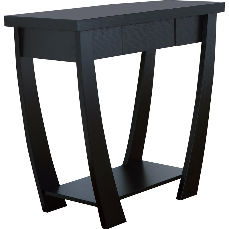 Manorville 91.44cm Console Table, Black