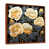 Toile avec cadre flottant brun