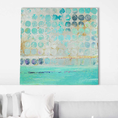 «Dots on Silver» par Patricia Pinto - Peinture
