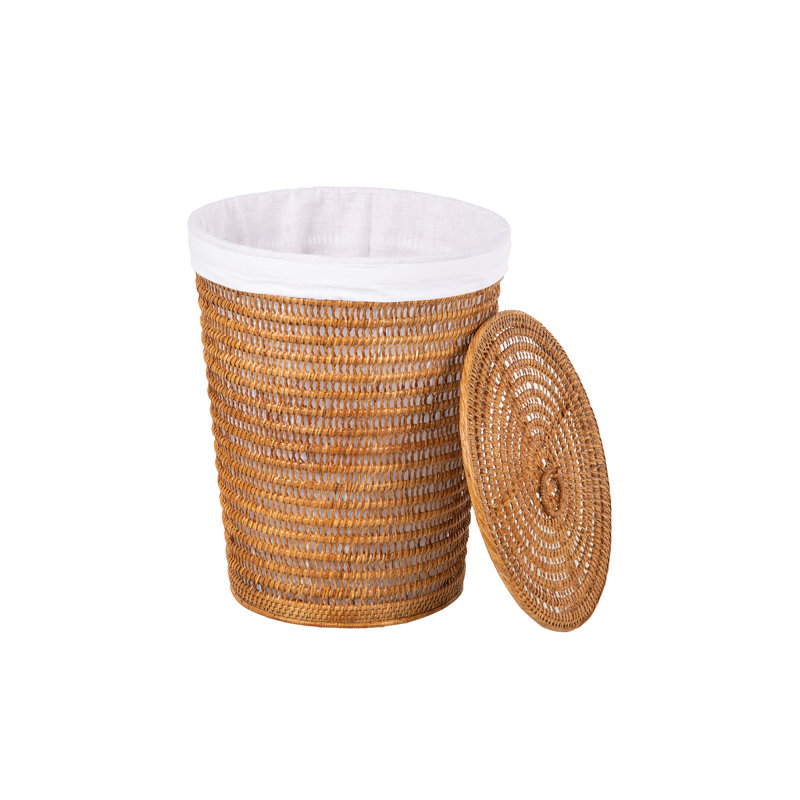 Alexisa Laundry Hamper, Honey Brown