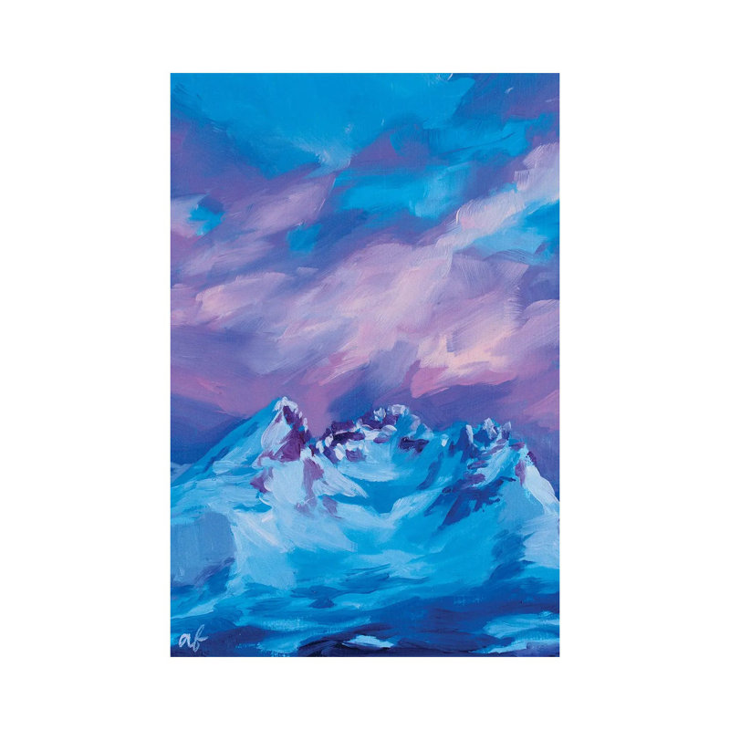 Mountain Study II by Andrea Fairservice - Wrapped Canvas Painting, 30.48cm H x 20.32cm W