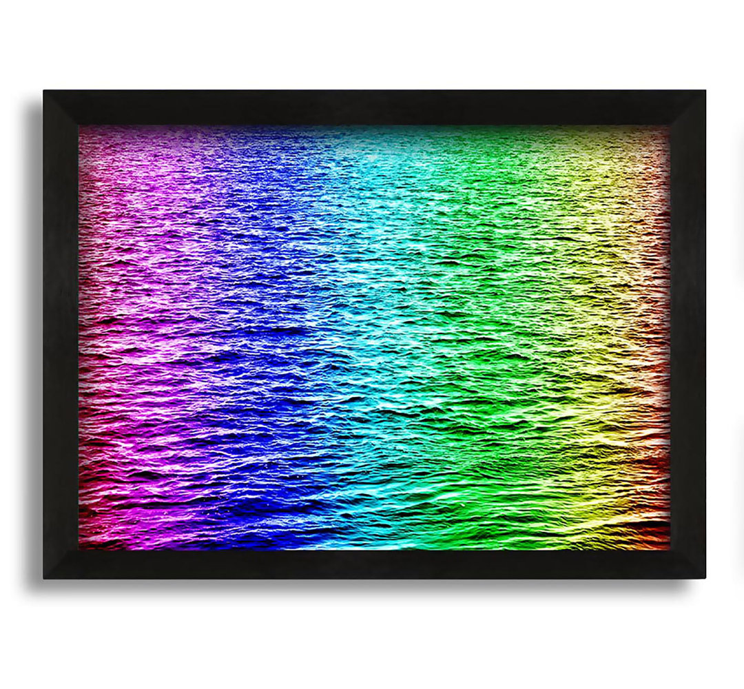 Gerahmtes Wandbild Rainbow Waters