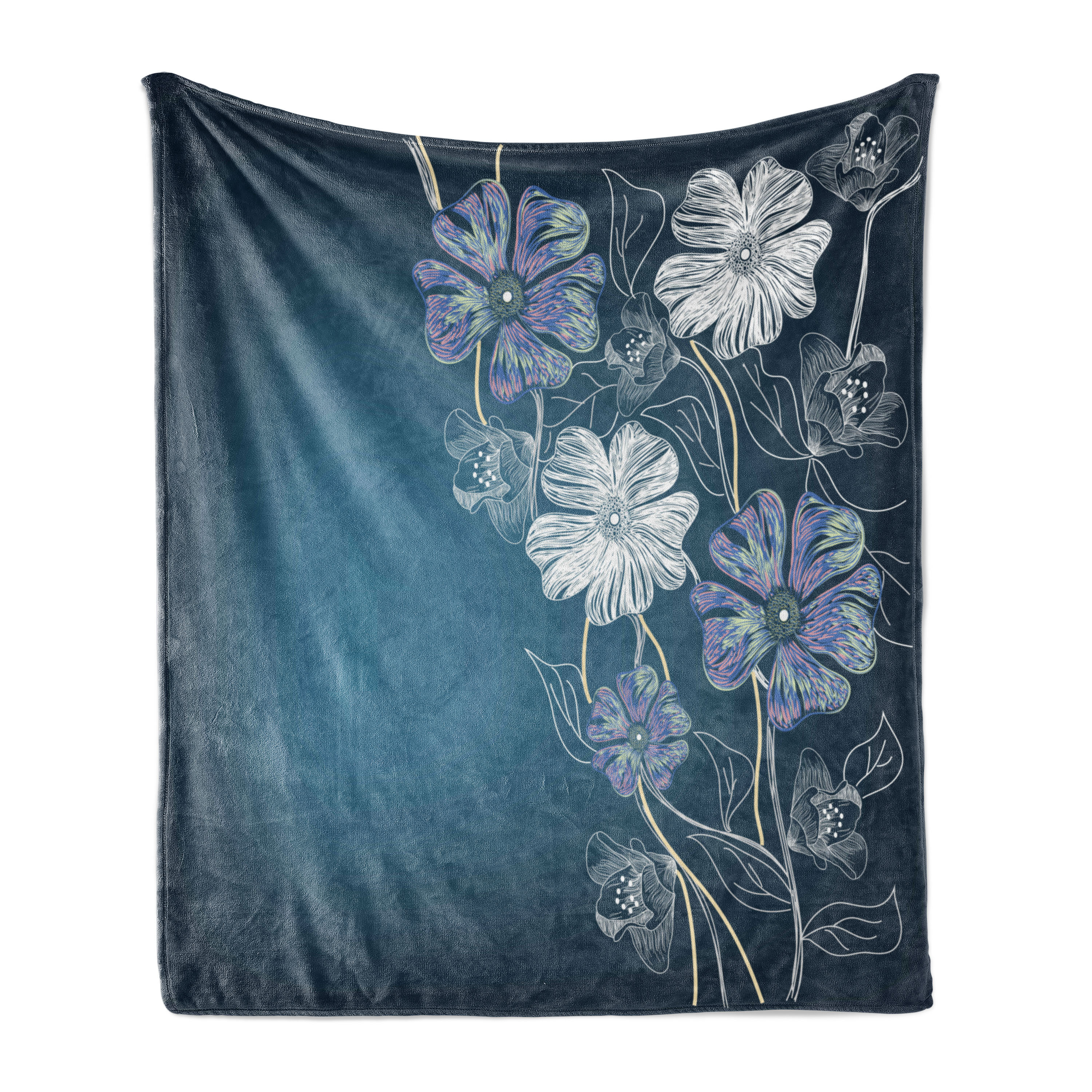 Ambesonne Art Fleece Throw Blanket Cherry Blossom Bridal Theme | Wayfair