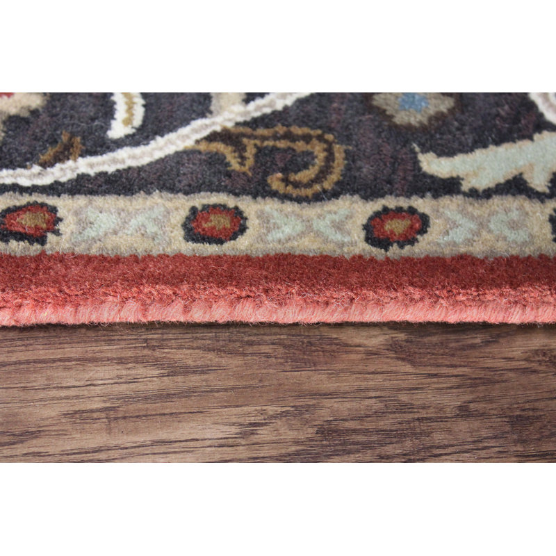 Tapis décoratif en laine Touffeté à la main de style oriental 8 pi x 11 pi modbury