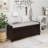 Storage Bench With 3 Shutter-Shaped Doors, Shoe Bench With Removable Cushion And Hidden Storage Space (Espresso)-52919929