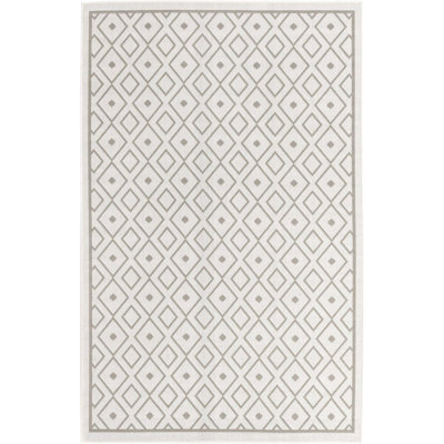Tapis géométrique ivoire intérieur / extérieur