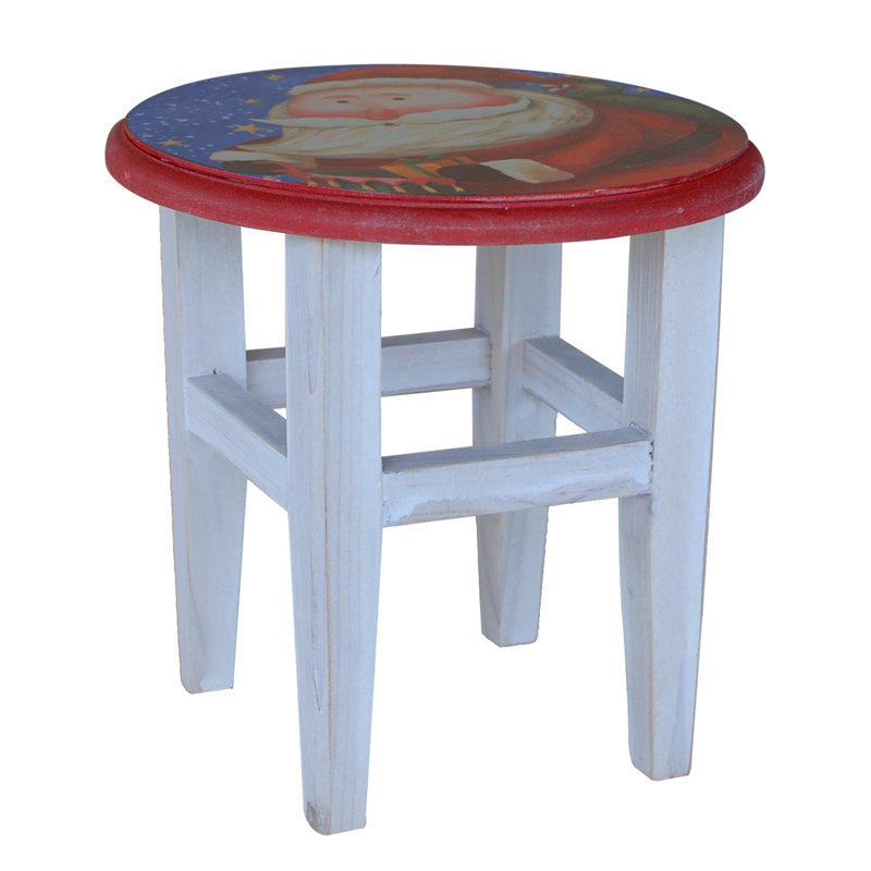 Solid Wood Accent Stool