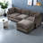 Multifunctional Sectionals With Storage, Chenille, Modern L Shape Sofa For Home