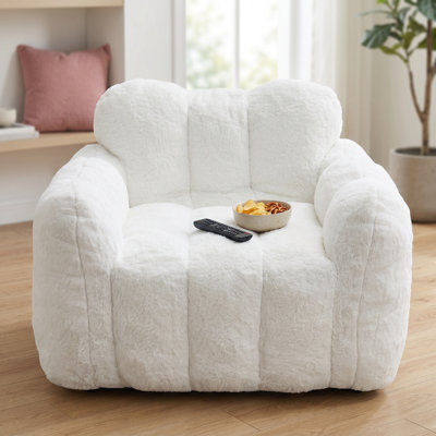 Fauteuil à billes Cozy White