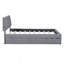 Lit plateforme tapissier double avec lit gigogne simple Teddy-1936616071-1936616069