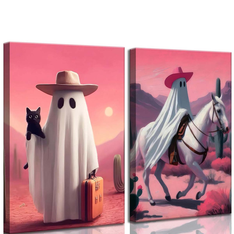 2 Piece Wrapped Canvas Wall Art