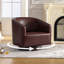 Fauteuil demi-tonneau pivotant l 31,1 po-887752689