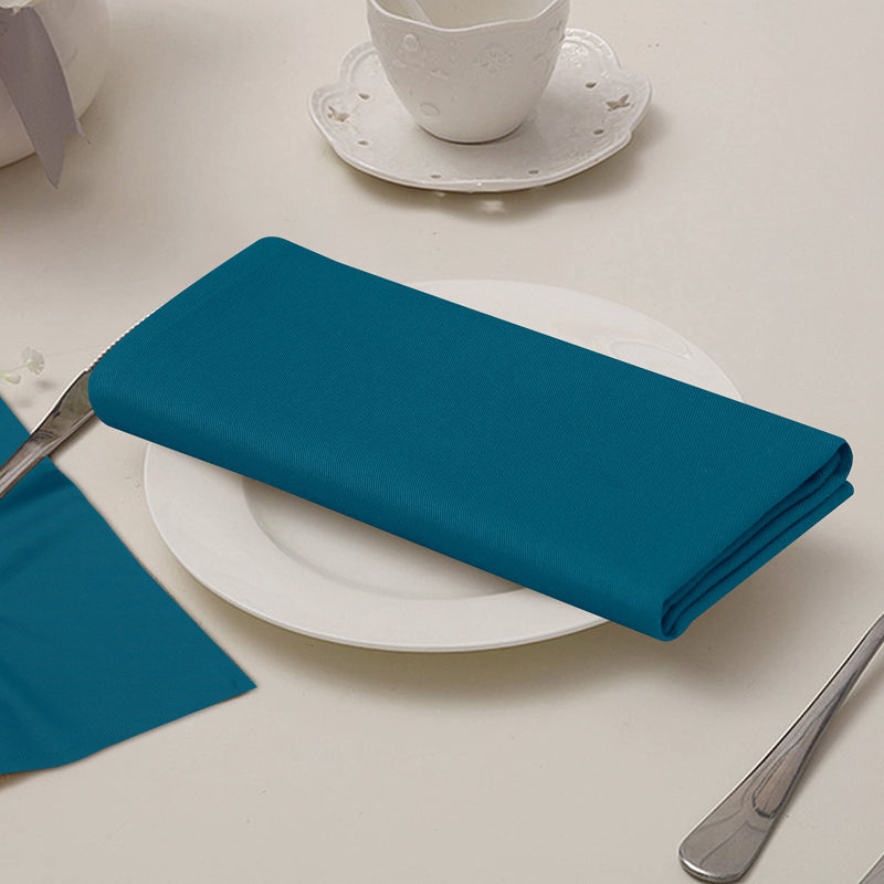 Poly Cotton Enrich Twill Cloth Napkins, Midnight