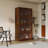 Bookcase Contemporary Closed Back Glass Doors Office Storage Cabinet,Sideboard,Bookcase,Book Shelf-2025494120