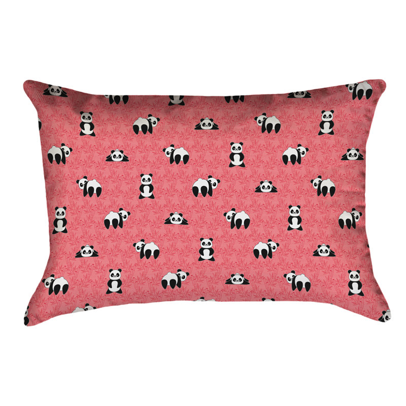 Coussin Katelyn Elizabeth, Rouge, Polyester sergé